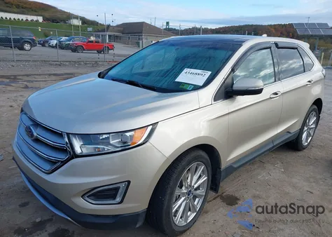 2018 Ford Edge Titanium from USA, damaged, VIN 2FMPK4K86JBB30315